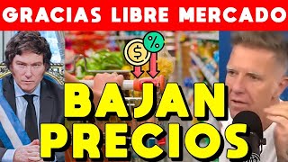 BAJAN PRECIOS MILEI TENÍA RAZÓN 🚨 GRACIAS A LIBRE MERCADO COMPETENCIA IMPORTACIÓN y DESREGULACIÓN [upl. by Suiravat]