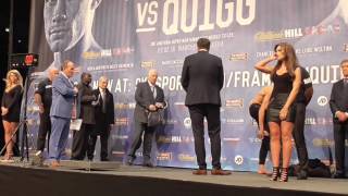 HOSEA BURTON VS MILES SHINKWIN WEIGH IN [upl. by Reiser]