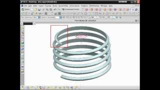 NX Hints and Tips  Creating Helical Shapes by Siemens PLM [upl. by Ruder]