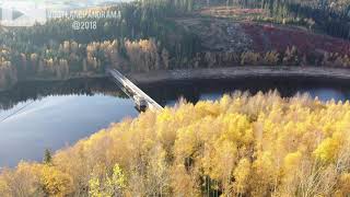 Niedrigwasser Talsperre Eibenstock mit Vorsperre mit Drohne in 4k 10112018 [upl. by Harimas182]