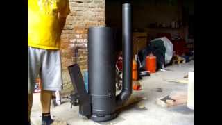 Rocket Stove finished  GERMAN  Raketenofen endlich fertig [upl. by Melli]