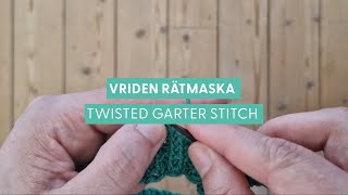 Sommarkoftan 2024  Vriden rätmaska Twisted Garter Stitch [upl. by Orel695]