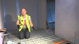 How to Install Electric Underfloor Heating [upl. by Leacim680]