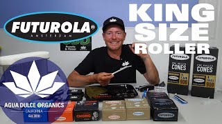 Futurola King Size Roller and Rolling Paper Review and Tutorial [upl. by Hayyikaz379]