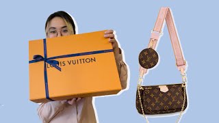 Louis Vuitton Multi Pochette Accessoires Unboxing and First Impressions [upl. by Sup389]