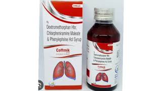 Coffmik Syrup Dextromethorphan Hbr Chlorpheniramine Maleate amp Phenylephrine Hcl Syrup [upl. by Dorelle308]