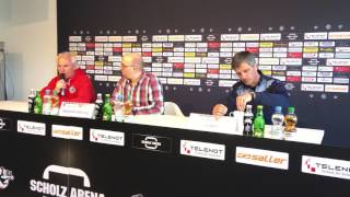 Pressekonferenz VfR Aalen gegen 1 FC Magdeburg 22 11 [upl. by Scotney]