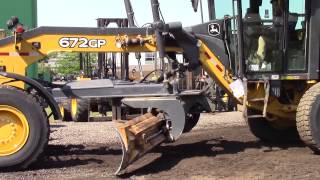 John Deere 672GP at AIS Construction Equipment [upl. by Gowrie]