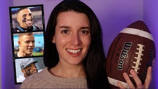 ASMR Quizzing YOU on NFL players [upl. by Volnak]