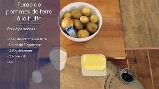 Recette  Purée de pommes de terre à la truffe  ELLE Cuisine [upl. by Rafi]