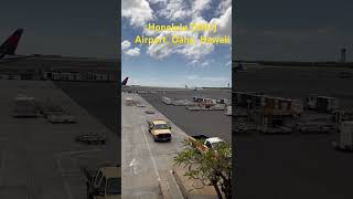 Honolulu Airport HNL Oahu Hawaii 🇺🇸 honoluluoahu honoluluhawaii airport airports planes [upl. by Atinnor499]