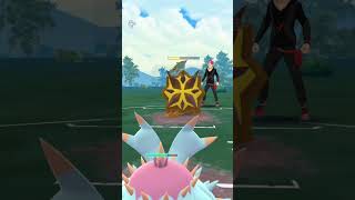 Shiny Turtonator vs Toxapex  Close call Win  Pokemon Go [upl. by Nagn]