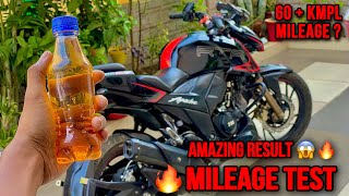 TVS Apache RTR 200 4v bs6 2022 Mileage Test  urban mode  amazing result🔥🔥 [upl. by Alyar599]