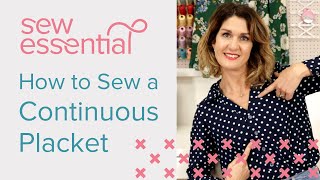 How to Sew a Continuous Placket [upl. by Jill470]