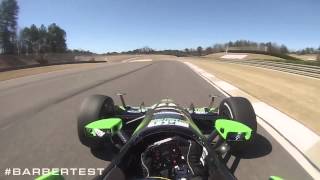 INDYCAR Onboard Sebastien Bourdais at Barber Motorsports Park [upl. by Oilisab]