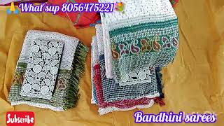 555Bandhini sarees [upl. by Akehsay861]