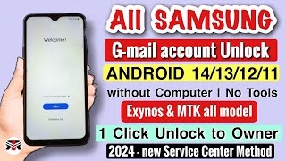 SAMSUNG FRP BYPASS 2024  ANDROID 121314 Latest Security 2024✔️Frp Lock Removal  Frp Unlock [upl. by Vitus]