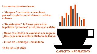 Cafecito informativo del 14 de junio de 2024 [upl. by Euginomod]