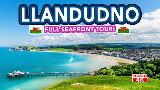 LLANDUDNO Wales UK  Seaside tour from Llandudno Promenade to Llandudno Pier [upl. by English]