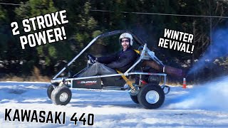 Reviving our 440cc SNOWMOBILE Powered Go Kart [upl. by Wilson]