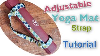 Adjustable Yoga Mat Strap DIY [upl. by Shanie]