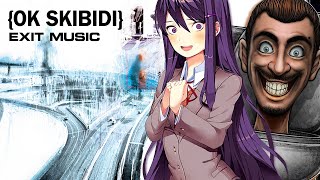 Skibidi Toilet is in DDLC Brainrot Doki Doki Exit Music Fan Mod  Spaghetto [upl. by Annie]