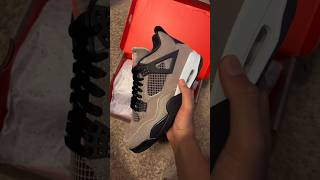 DHgate DHGATE JORDAN 4 TAUPE HAZE UNBOXING amp REVIEW shorts shoes [upl. by Nylear]