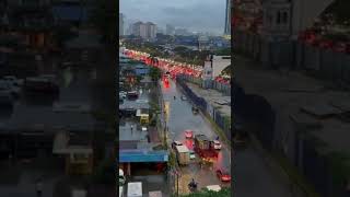 Banjir nak masuk Sri ternak  Jalan selayang ke jalan kucing naik air  2024shorts banjir2024 [upl. by Helbonnah]