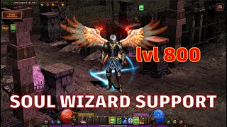 Soul Wizard Support lvl 800 l Mu Online WEBZEN [upl. by Assiroc664]