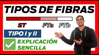 FIBRAS ST y FT 💪 TIPOS DE FIBRAS MUSCULARES 1 y 2 ▶ rojas y blancas rapidas y lentas [upl. by Clayberg]