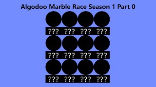 Algodoo Marble Race Season 1 Part 0  Introduction [upl. by Dalli159]