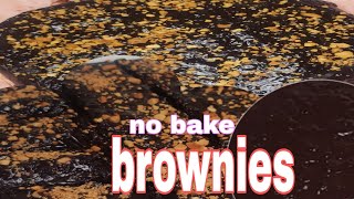 How to make brownies without oven recipe [upl. by Topper]