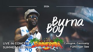 Burna Boy  Live In Concert  Summer Jam Festival 2024 [upl. by Philander]