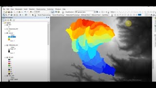 Delineation of Watershed and subwatersheds [upl. by Nylodnew]