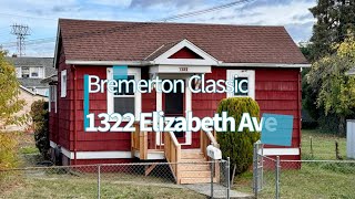 1322 Elizabeth Ave Bremerton Tour [upl. by Idahs]