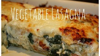 Vegetable Lasagna Easy Lasagna Recipe [upl. by Bartholomeo]