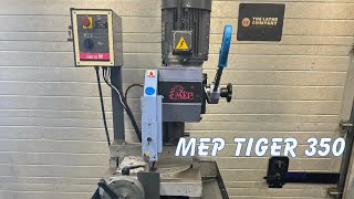 MEP Tiger 350 Pneumatic Clamping Cold Saw Circulair Saw Kaltkreissäge Kreissäge Metaalafkortzaag [upl. by Suoiluj38]