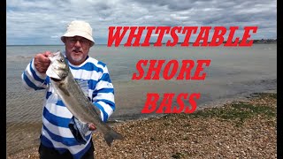 SEA FISHING UK WHITSTABLE BASS FISHING with the Priest and Baker fishing UK [upl. by Romie]