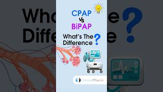 CPAP vs BiPAP respiratorytherapist respiratorycare physiotherapy [upl. by Thomasin]