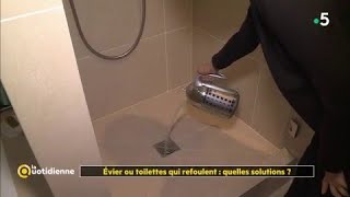 Evier ou toilettes qui refoulent  quelles solutions [upl. by Atinuj]