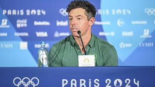 Rory McIlroy tells journalist its none of your business at Olympics and mocks rivals [upl. by Eckart]