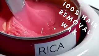 Rica Wax Use  Liposoluoioble Wax  Brazilian Wax  pain less wax [upl. by Ahsinek536]