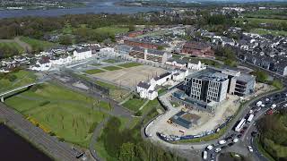 Ebrington Derry  Londonderry  Aerial Drone  April 2023 [upl. by Naillig]