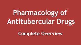 Pharmacology of Antitubercular Drugs Complete Overview ENGLISH  Dr Shikha Parmar [upl. by Humph]