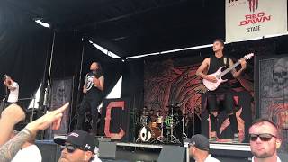 Chelsea Grin  Recreant  Live Vans Warped Tour 2018 Wantagh New York [upl. by Vivl]