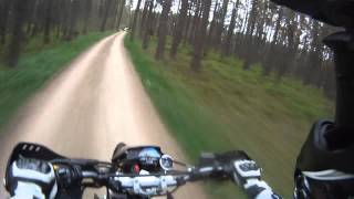 MZ SM 125 Offroad  New GoPro Mount  GoPro HD [upl. by Etnasa]