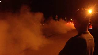 Supercharged LSX Commodore Limiter Bashing Burnout [upl. by Ellenehc202]