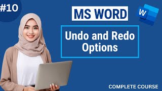 How to Use Undo and Redo Options in MS Word  Shortcut keys [upl. by Nilya]