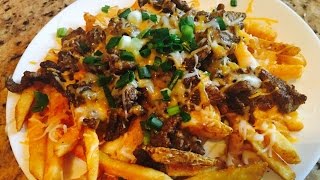 Carne Asada Fries  Papas de Carne Asada [upl. by Llehsim]