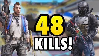 48 KILLS WORLD RECORD  DUO VS SQUAD COD MOBILE BATTLE ROYALE [upl. by Hamburger]